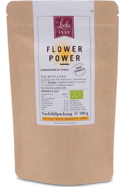 Flower Power Salatgewürz Bio Beutel 100g